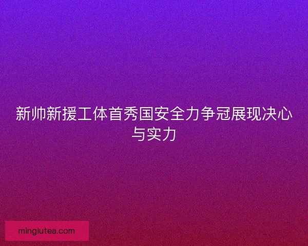 新帅新援工体首秀国安全力争冠展现决心与实力